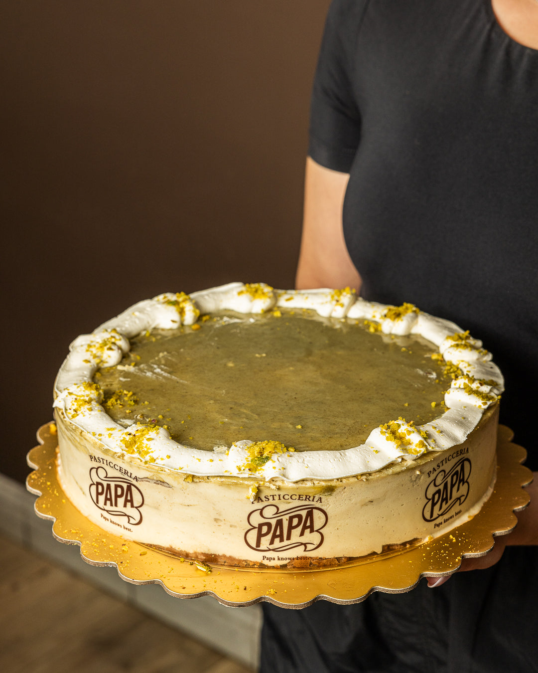 Pistachio Tiramisu Cake