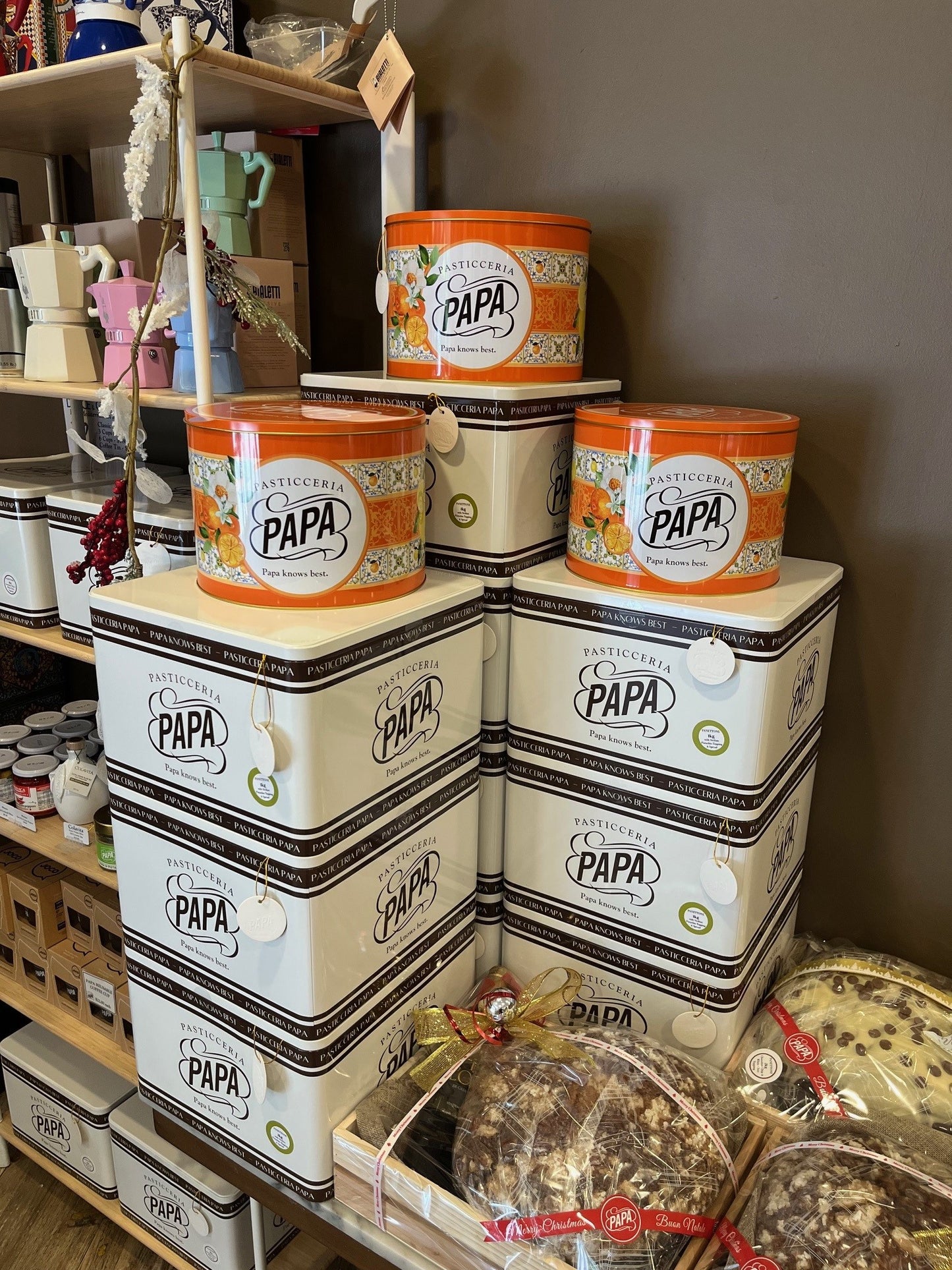 Pasticceria Papa Panettone Veneziana with Almonds and Candied Orange 1kg