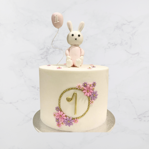 Bunny Balloon Cake