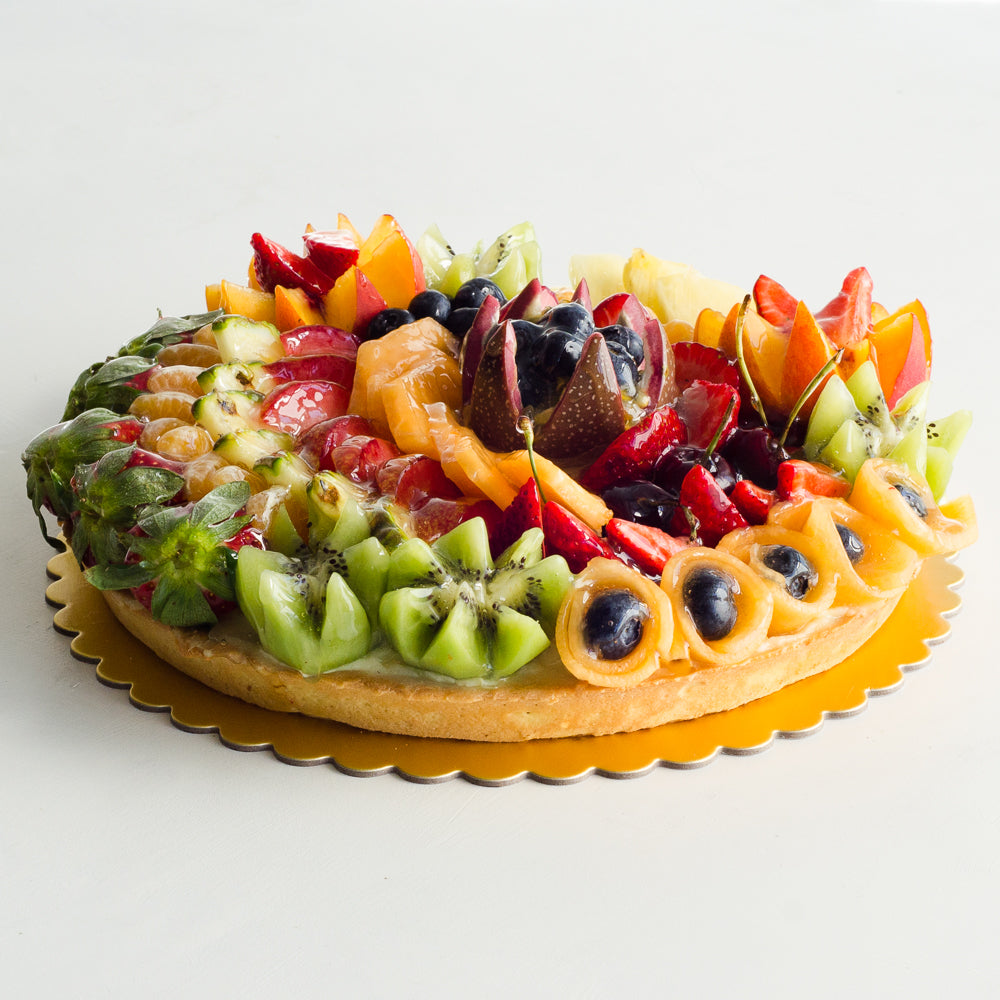 Tropical Fruit Flan
