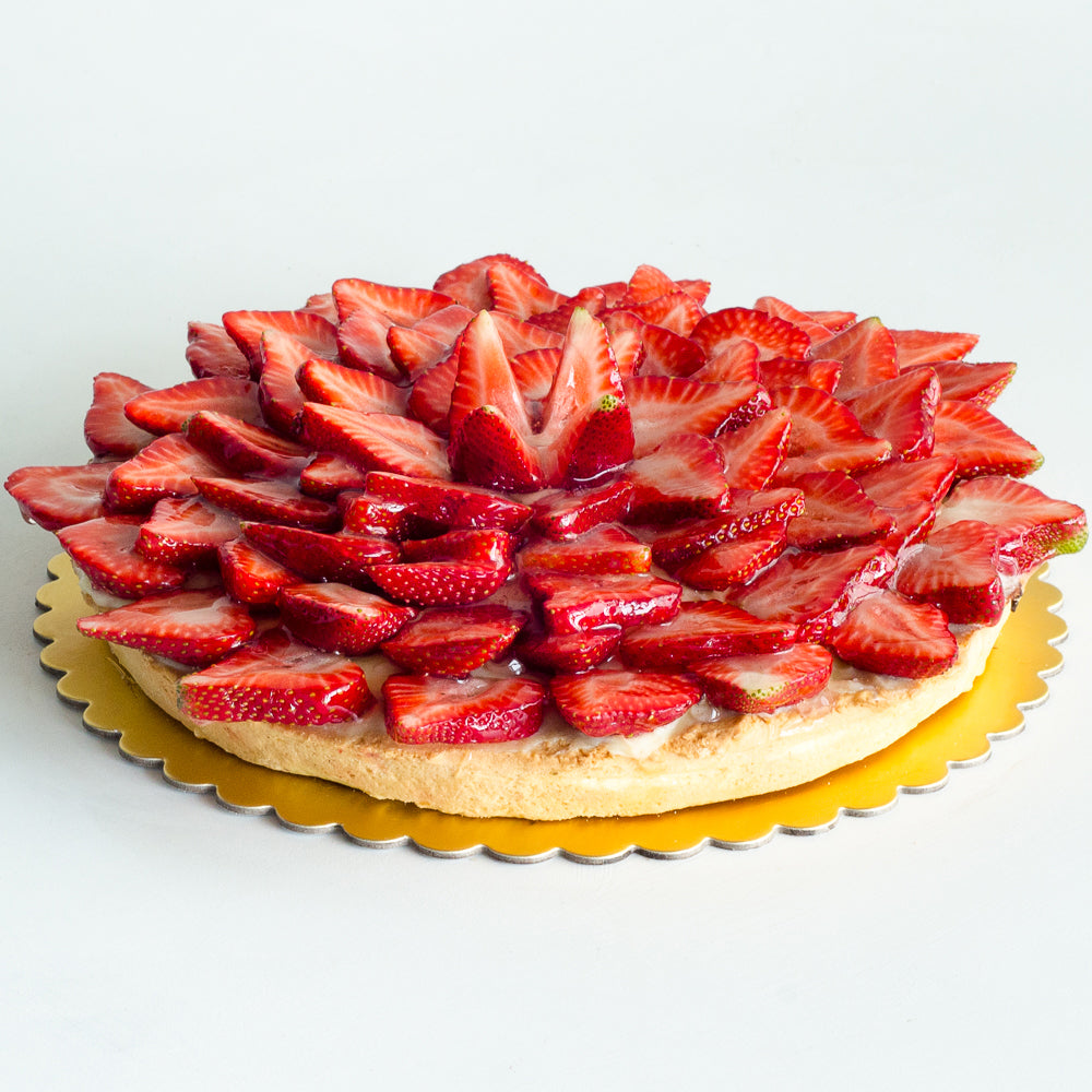 Strawberry Flan