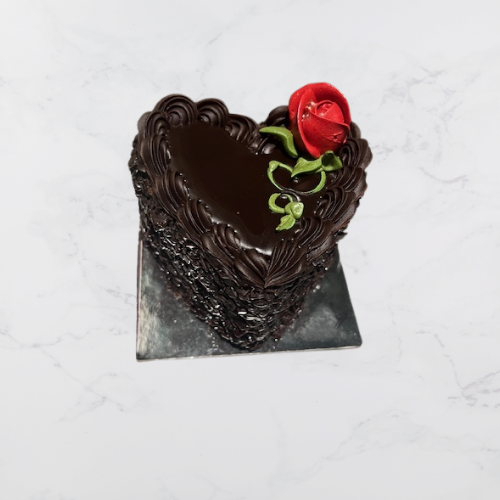 Mini Chocolate Mud Cake Heart