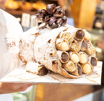Jumbo Cannoli Cake