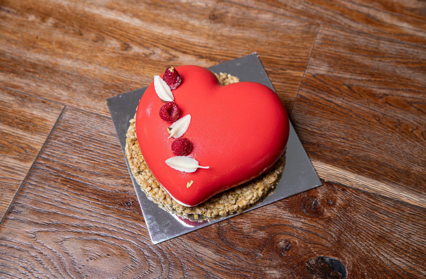 Raspberry, White Chocolate & Pistachio Semifreddo